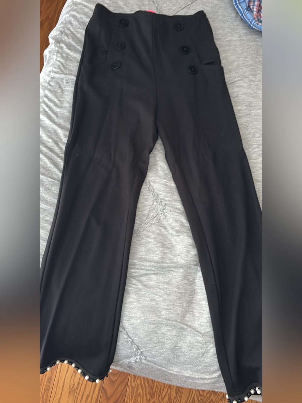 Womenโs black Vilagallo -Style Wide Leg Pants